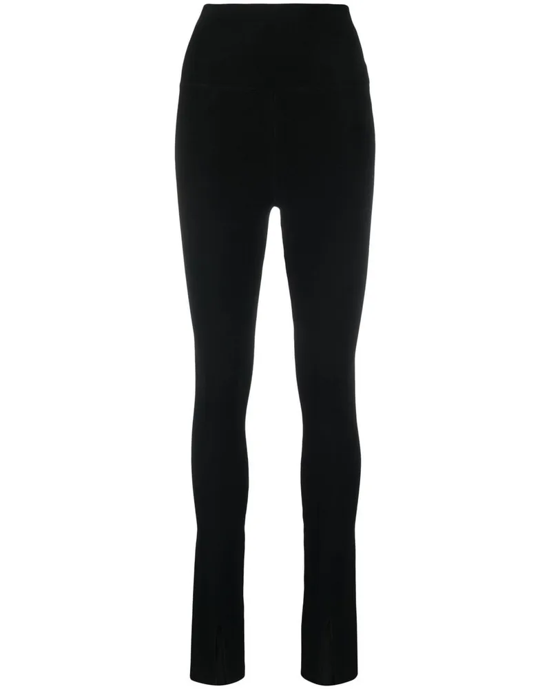 Victoria Beckham Hose mit hohem Bund - Schwarz Schwarz