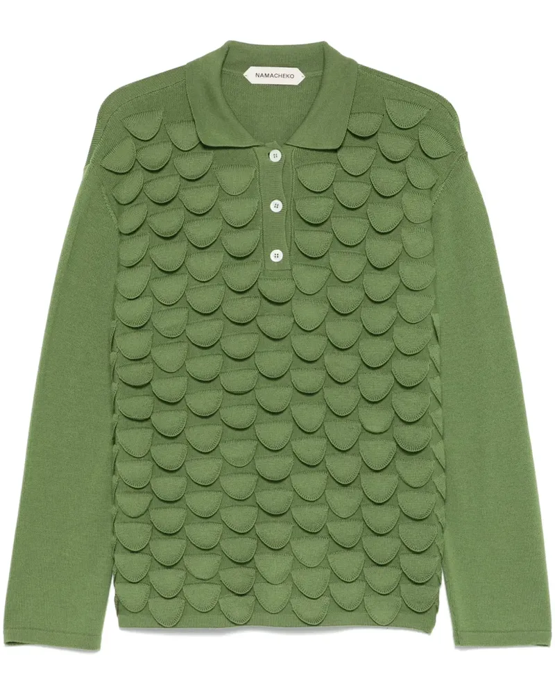 Namacheko Bird Feather Pullover - Grün Grün