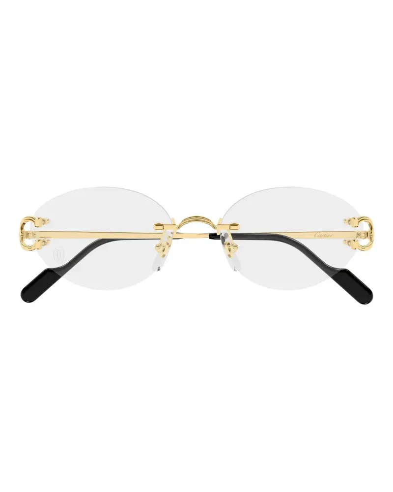 Cartier Runde C de Cartier Brille - Gold Gold