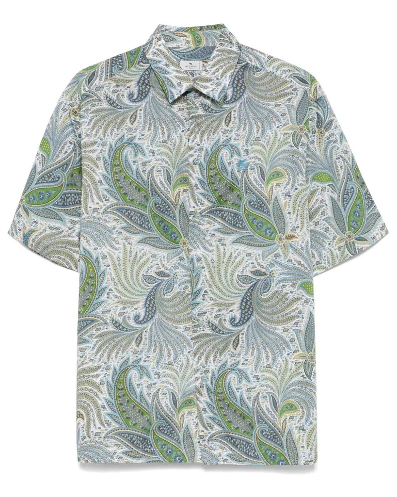 Etro Hemd mit Paisleymuster - Weiß Weiß