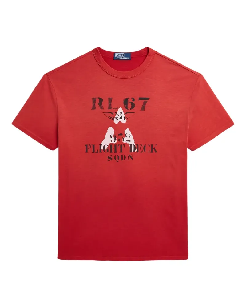 Ralph Lauren graphic-print t-shirt - Rot Rot