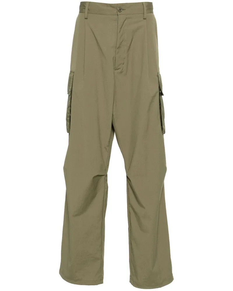 Moncler Cargohose mit Logo-Applikation GrüN