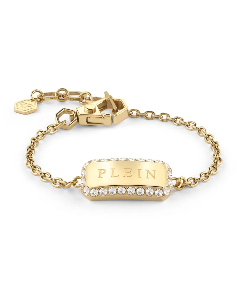 Philipp Plein Armband mit Kristallen - Gold Gold