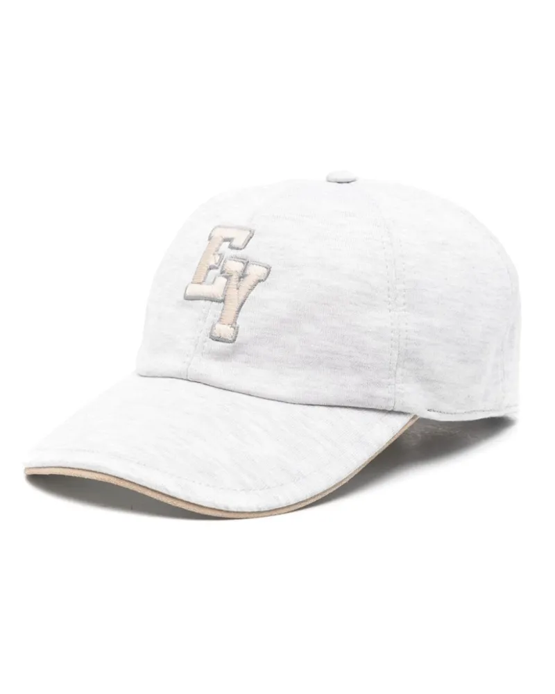 Eleventy Baseballkappe aus Baumwolle - Grau Grau