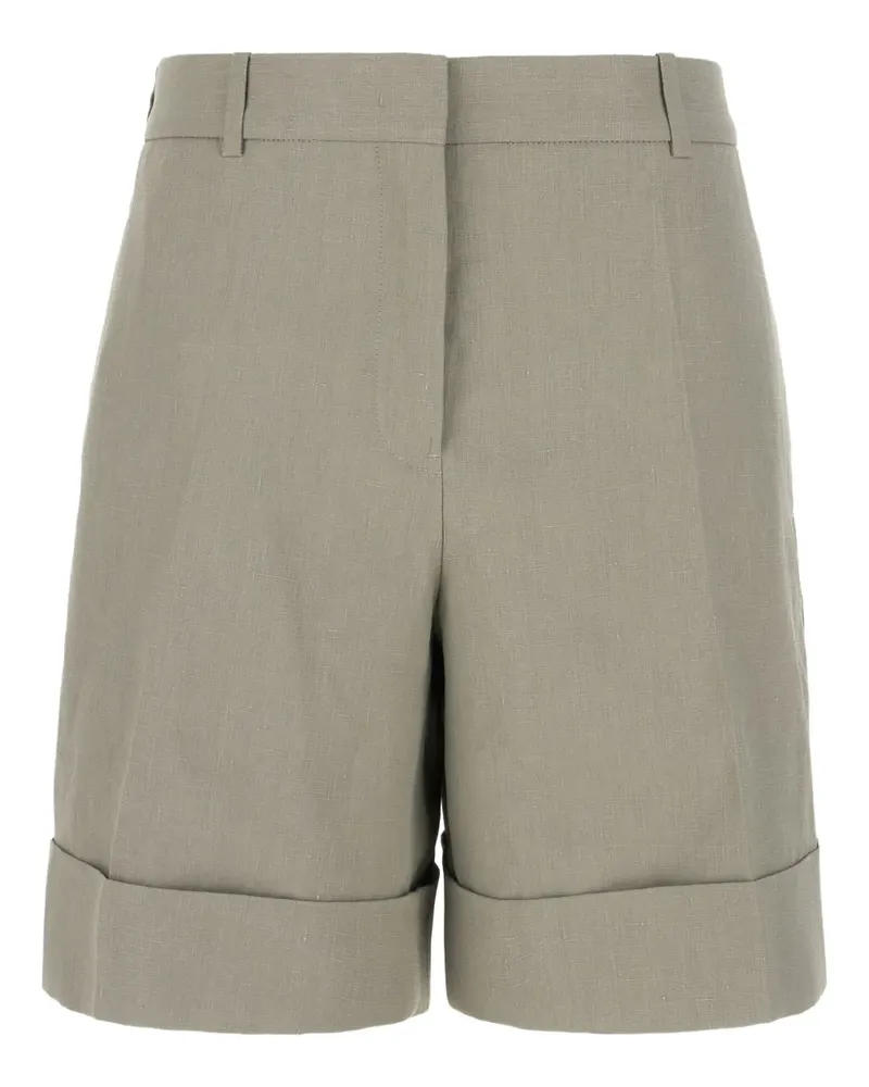 Jil Sander Shorts aus Leinen - Grau Grau
