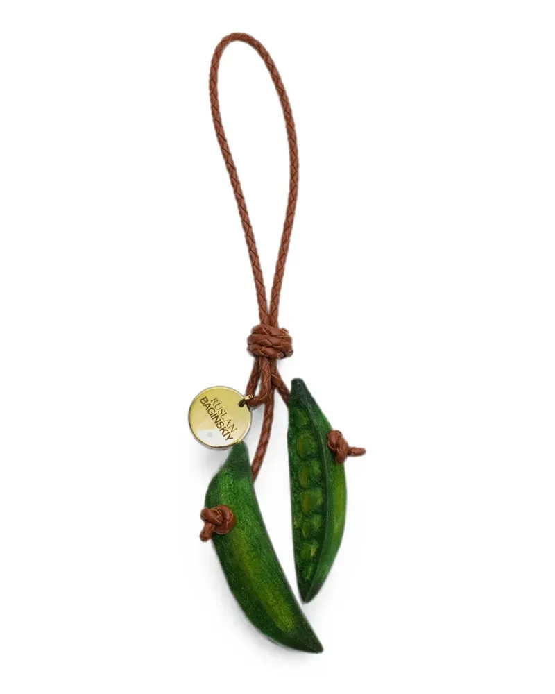 RUSLAN BAGINSKIY Pea bag charm - Grün Grün