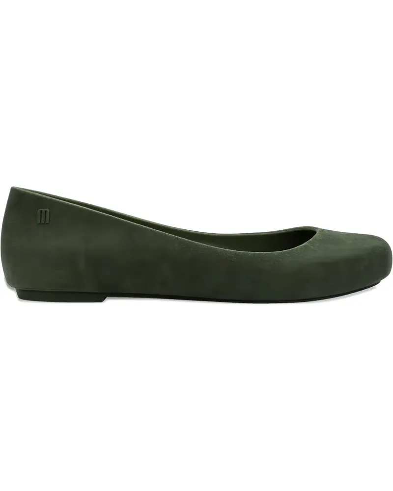 Melissa Sweet Love Ballerinas aus Samt - Grün Grün