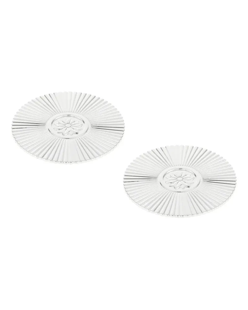 Christofle Palmettes Malmaison Untersetzer aus Glas - Silber Silber