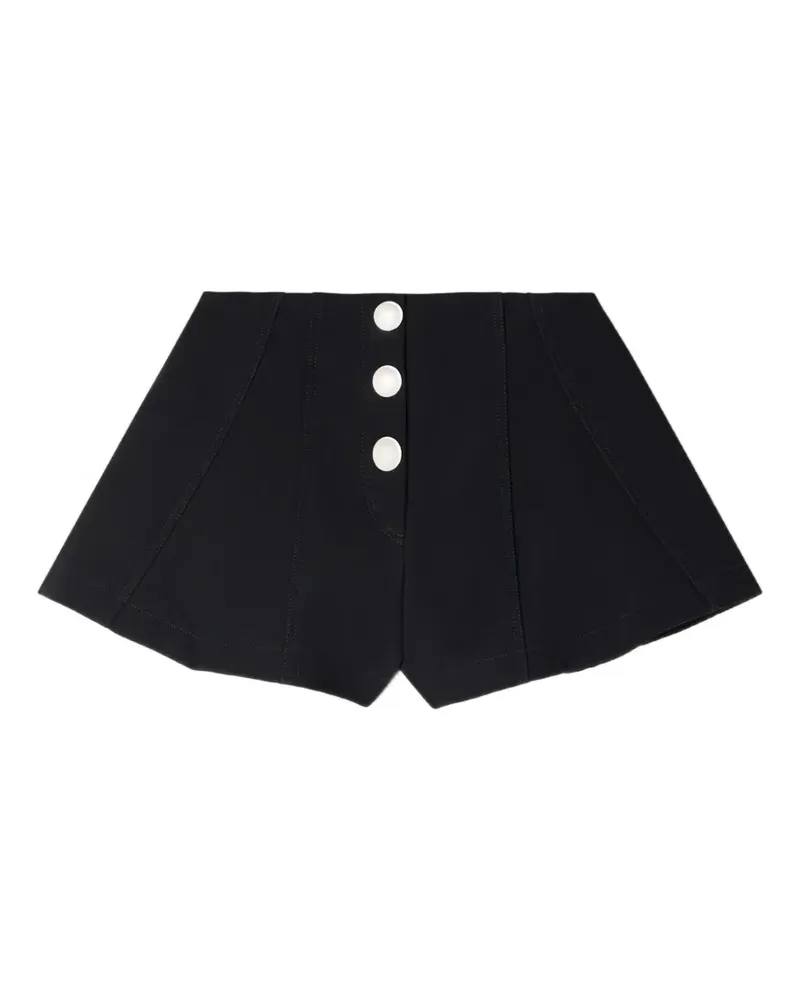 Sandro Shorts mit Druckknopf - Schwarz Schwarz