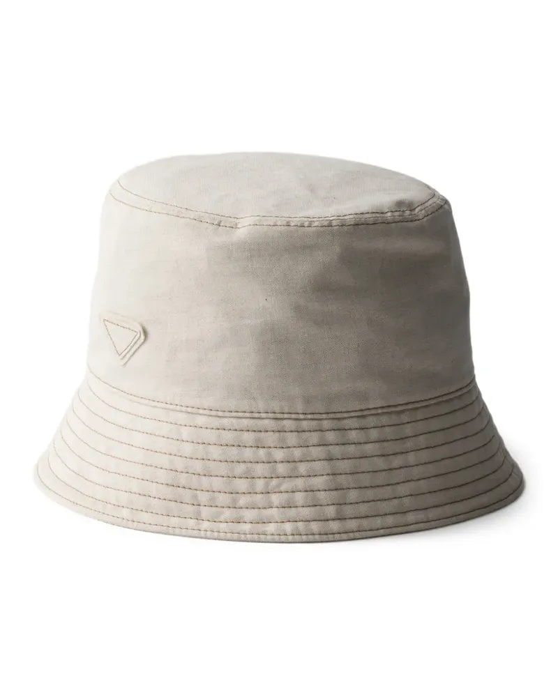 Prada Fischerhut im Jeans-Look - Nude Nude