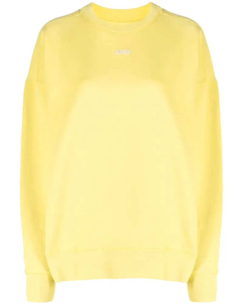 AUTRY Pullover mit Logo-Print - Gelb Gelb
