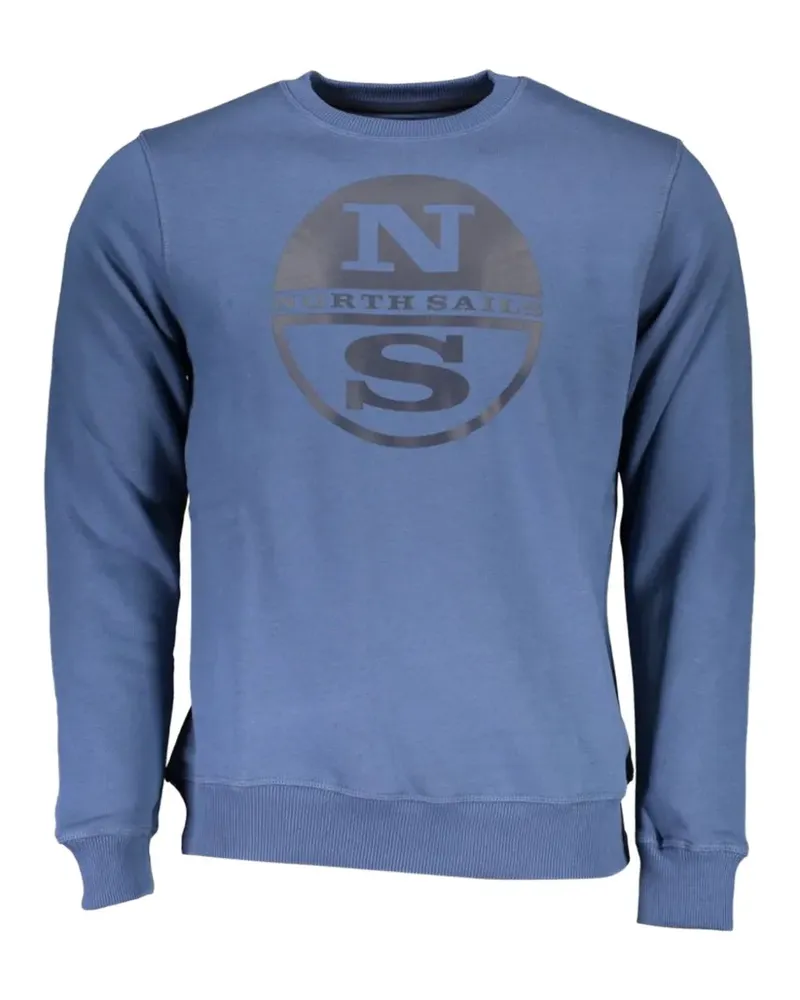 North Sails Sweatshirt mit Logo-Print - Blau Blau