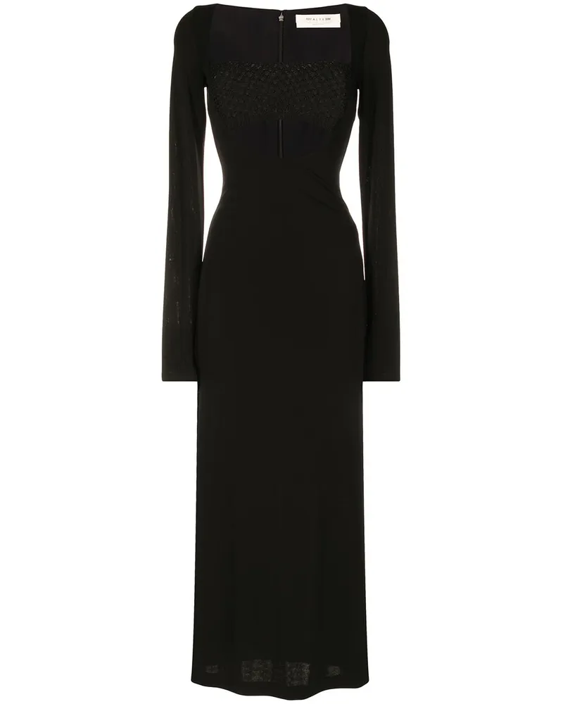 1017 ALYX 9SM Makramee-Kleid mit Bandeau-Einsatz - Schwarz Schwarz