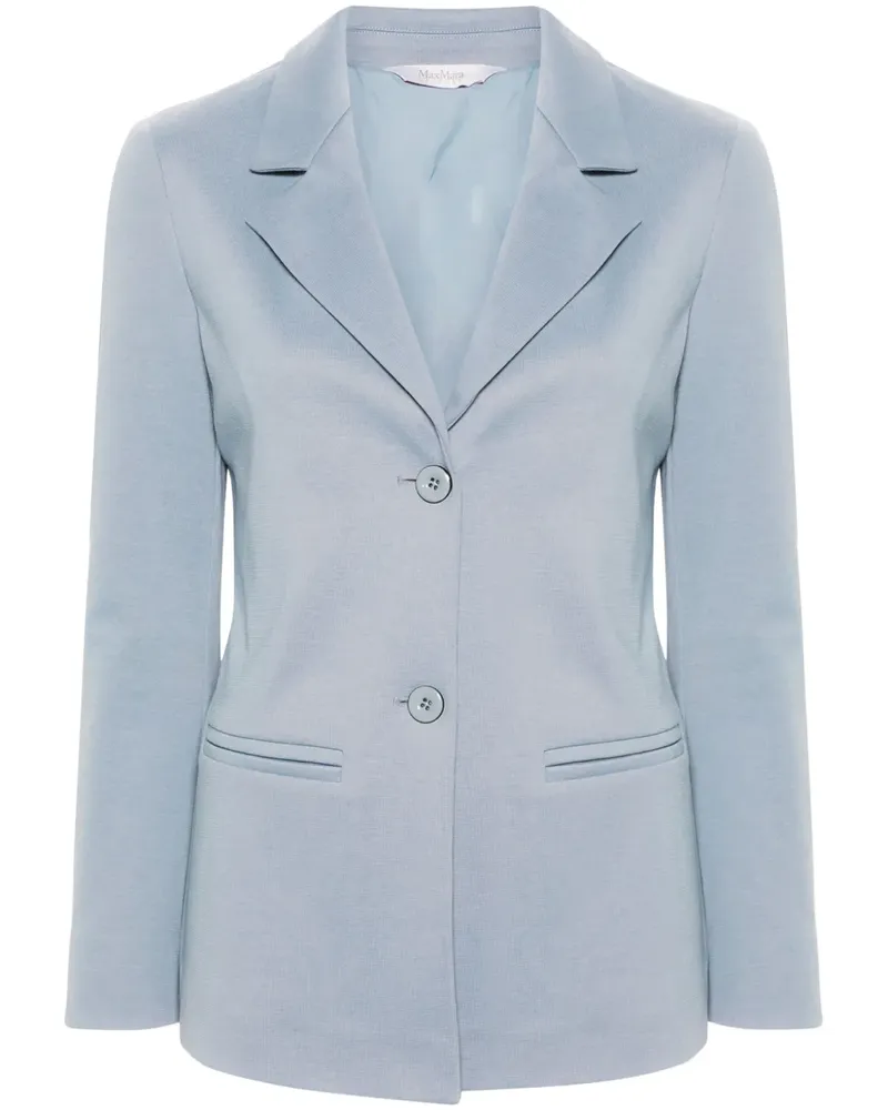 Max Mara Madera Jersey-Blazer - Blau Blau