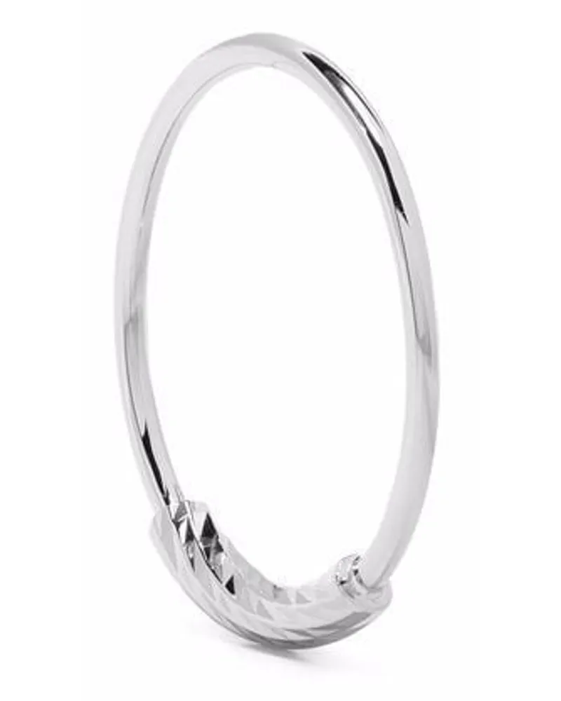 Maria Black 14kt Nancy 10 Weißgoldcreole - Silber Silber