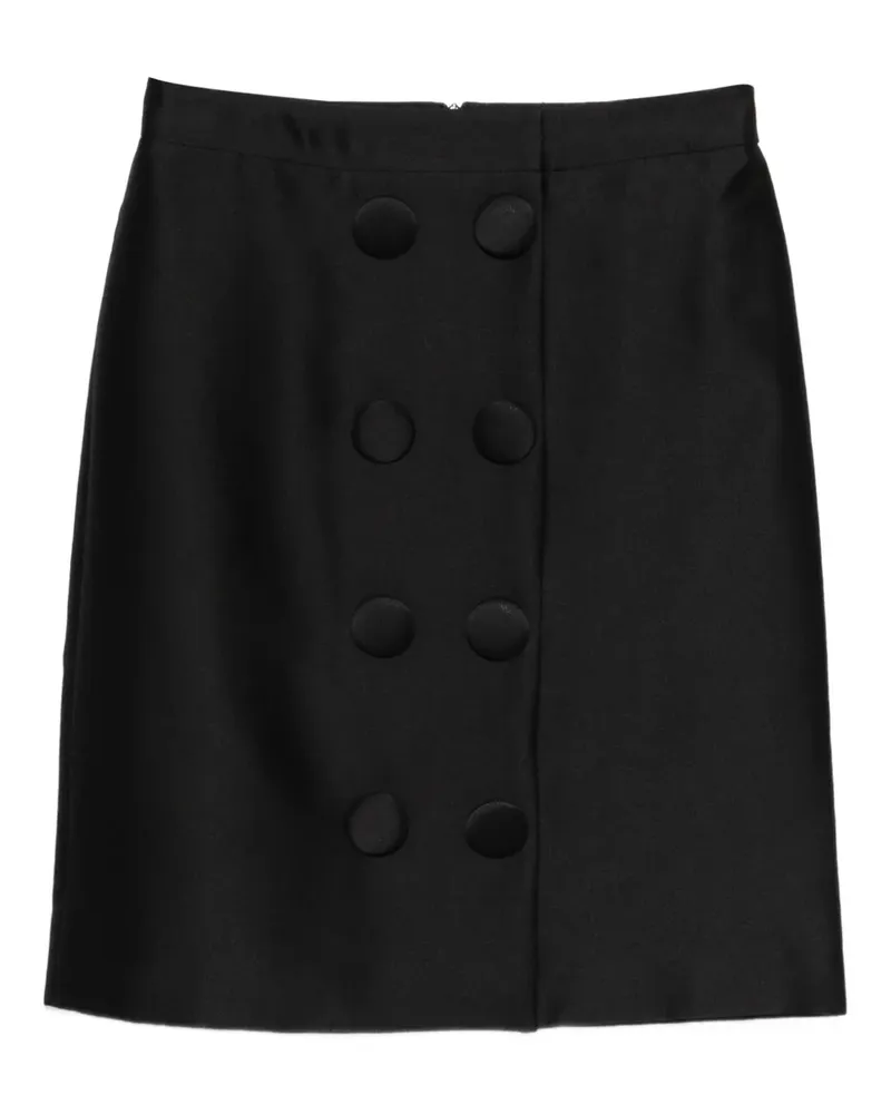 SHUSHU/TONG Rock mit Zierknöpfen - Schwarz Schwarz