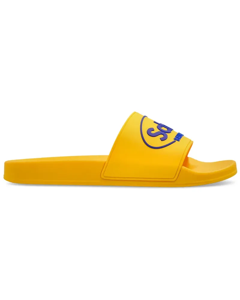 Balenciaga x Scholl Pantoletten mit Logo-Prägung - Gelb Gelb