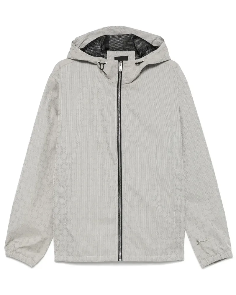 Givenchy Windbreaker aus Monogramm-Jacquard - Grau Grau