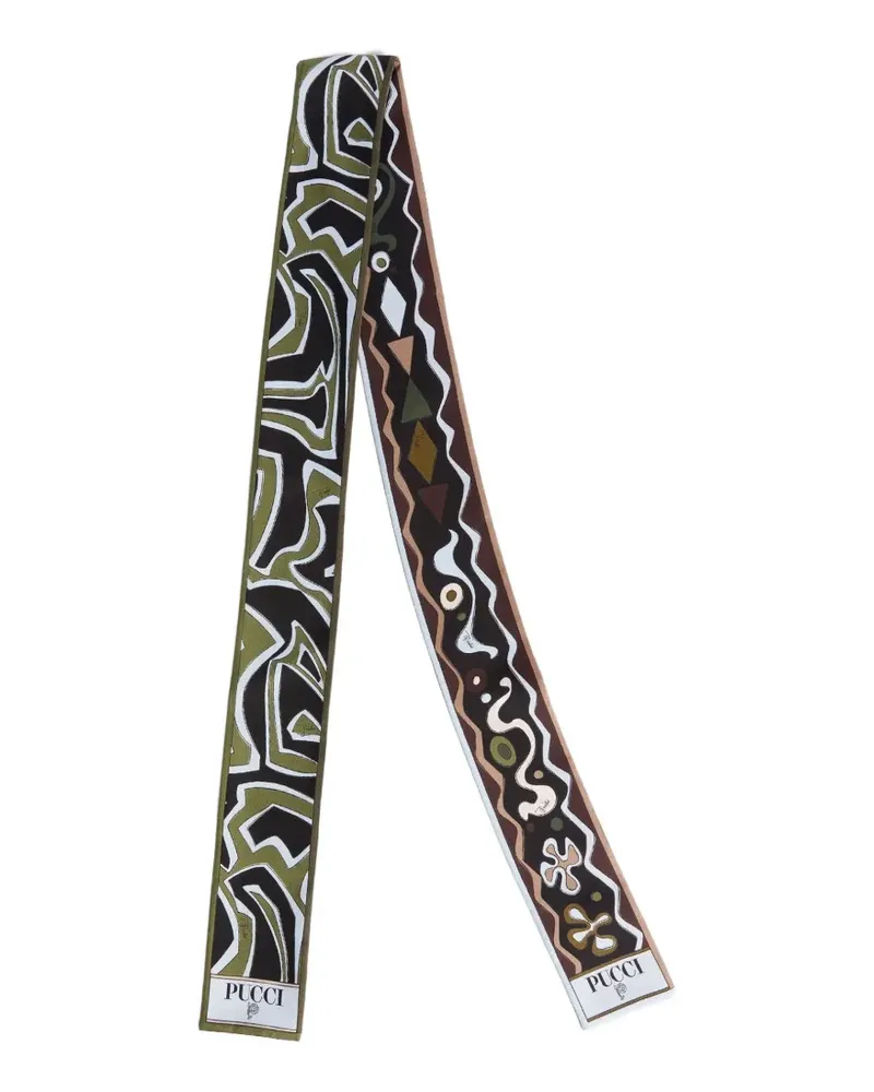 Emilio Pucci geometric-print scarf - Schwarz Schwarz