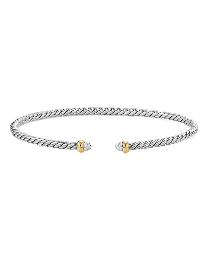 David Yurman micro Cable Flex® bracelet - Silber Silber