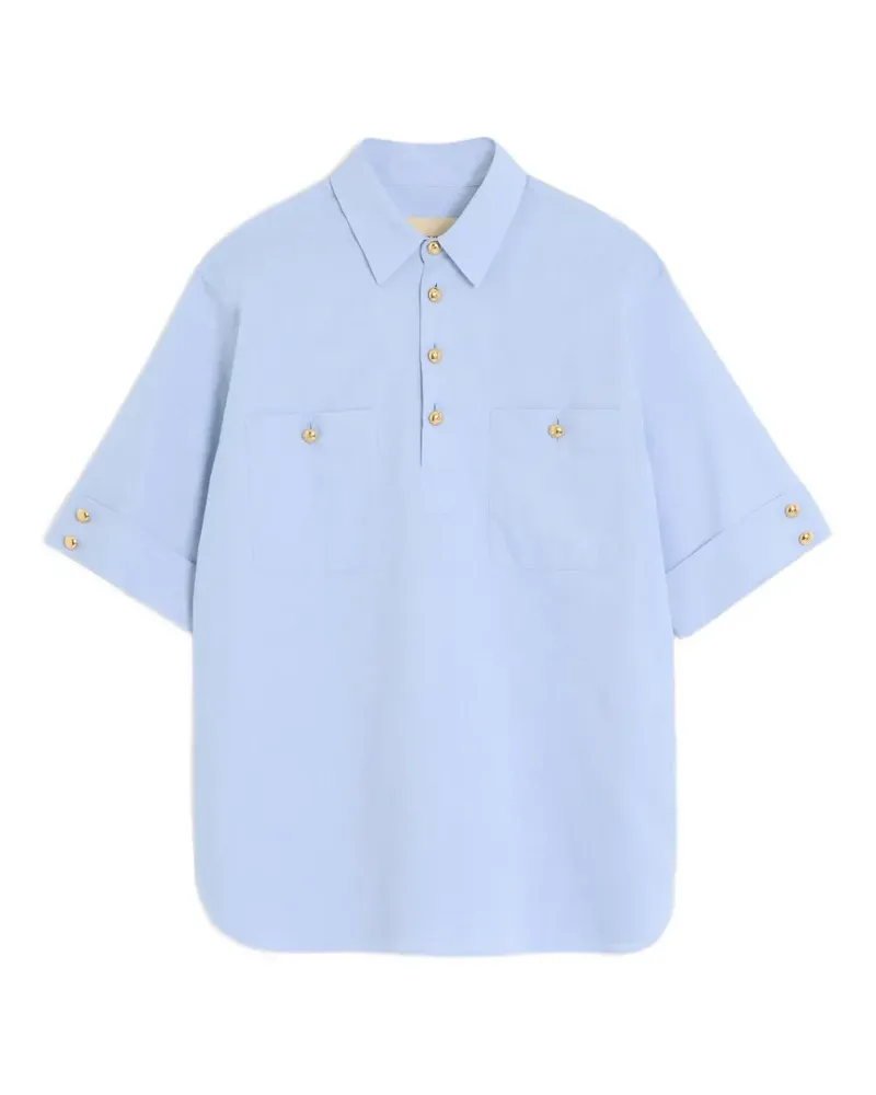 Valentino Garavani Oxford Poloshirt - Blau Blau