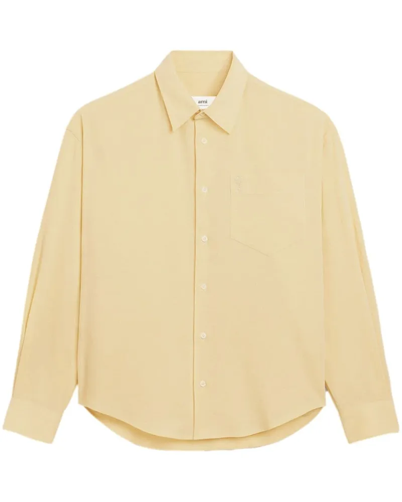 AMI Paris Ami de Coeur Hemd - Gelb Gelb