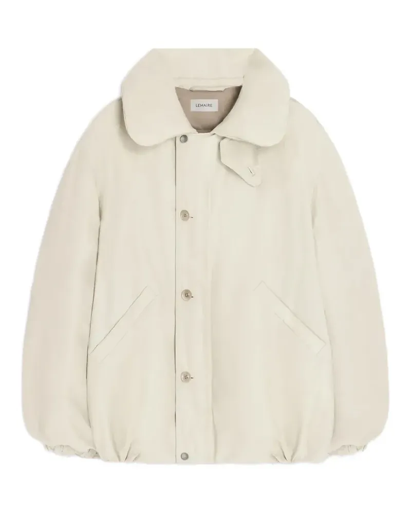 Christophe Lemaire Steppjacke mit wattiertem Kragen - Nude Nude