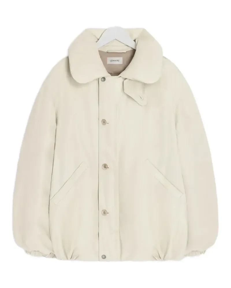 Christophe Lemaire Steppjacke mit wattiertem Kragen - Nude Nude