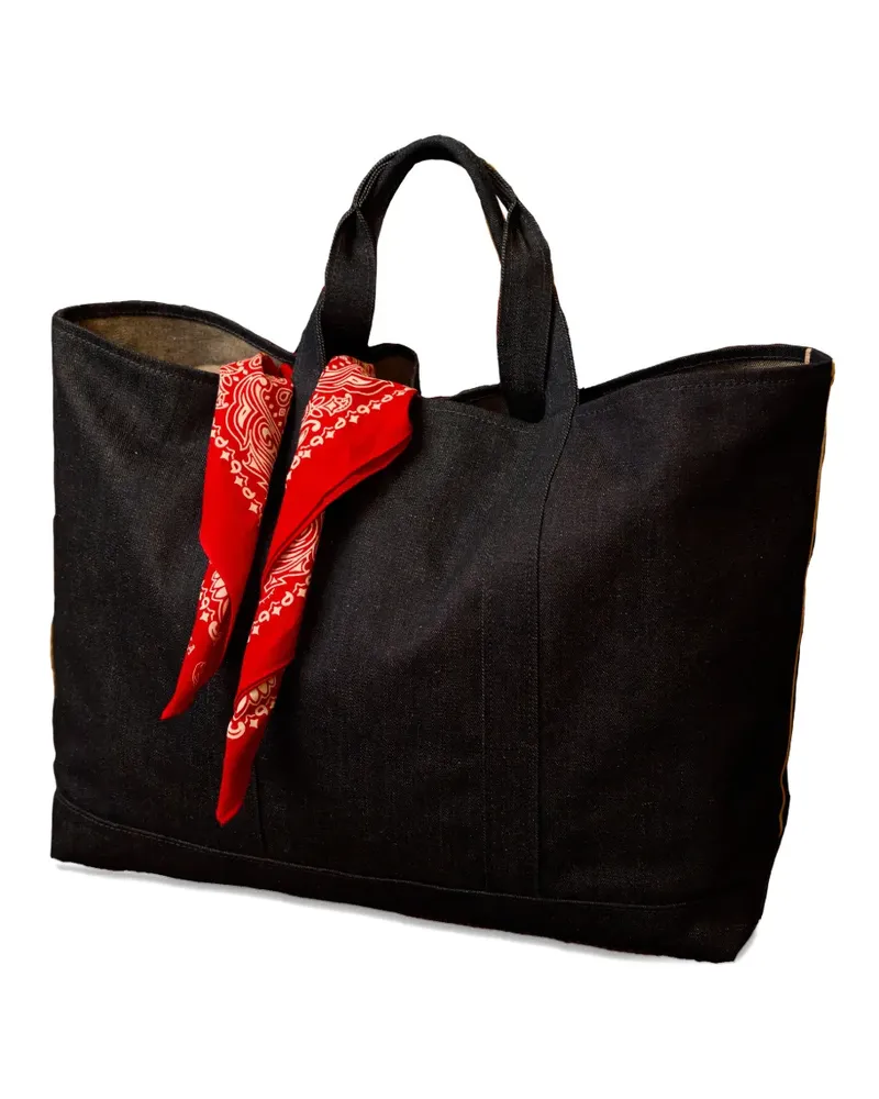 Fortela Tawel reinforced stitching tote bag - Schwarz Schwarz
