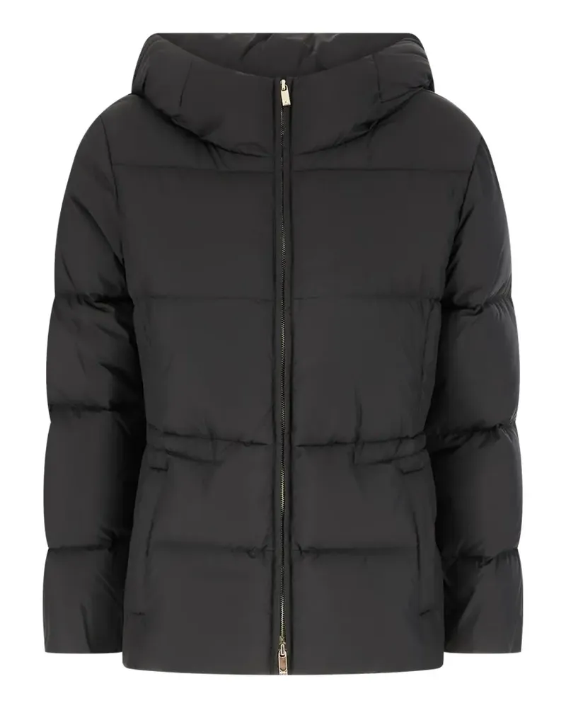 Max Mara hooded quilted jacket - Schwarz Schwarz