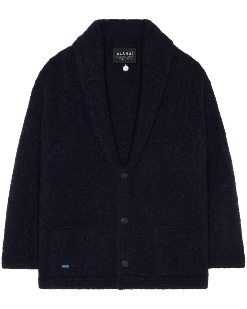 Alanui Gerippter Finest Cardigan - Blau Blau