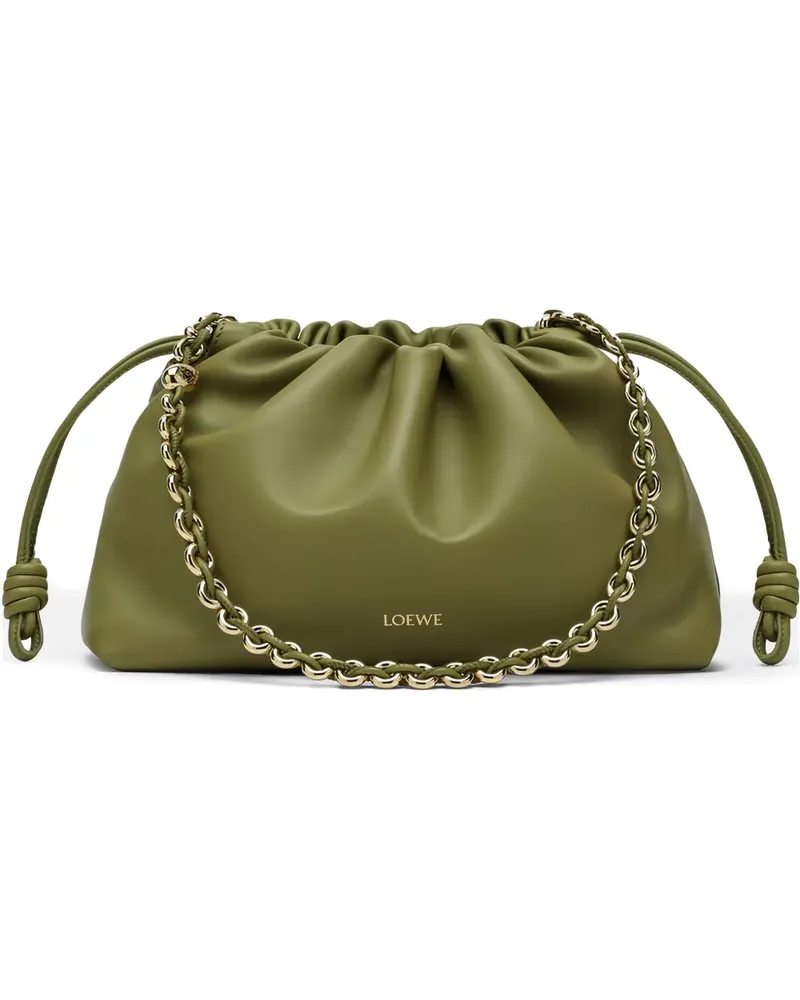 Loewe Flamenco Schultertasche - Grün Grün