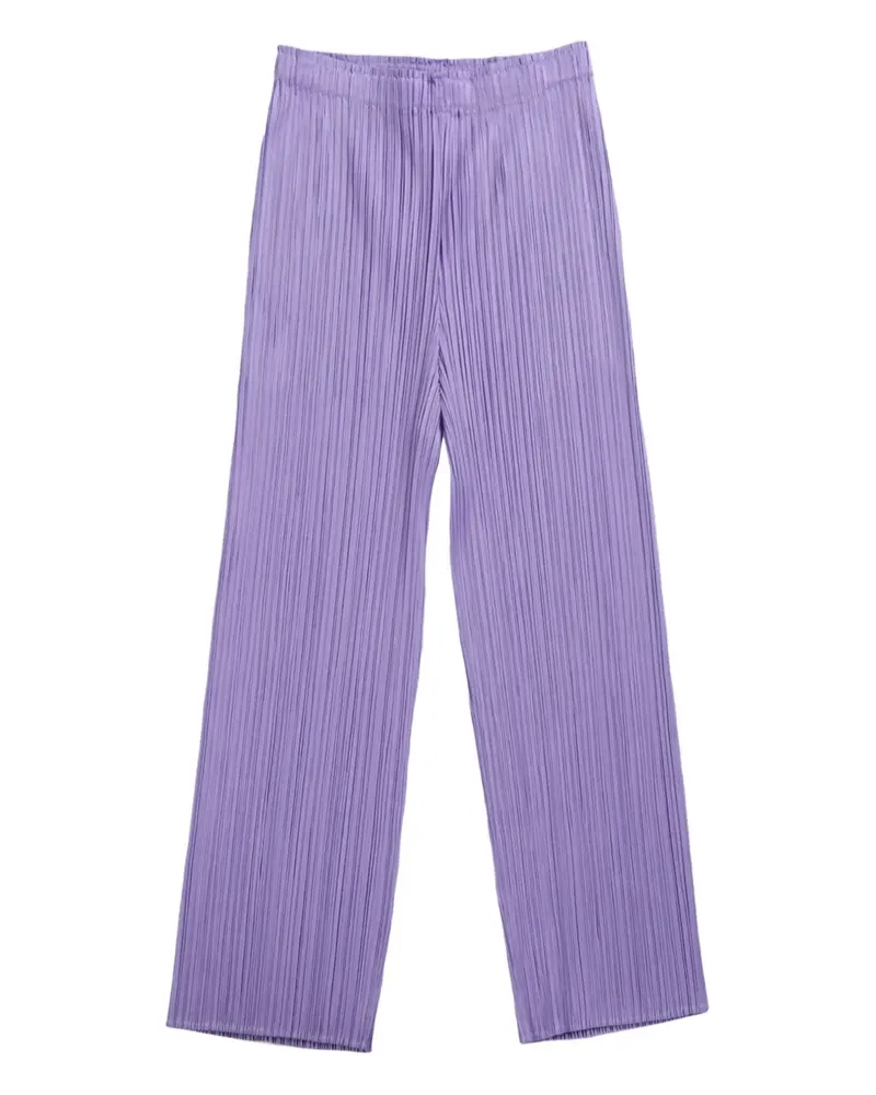 Issey Miyake cropped tapered trousers - Violett Violett