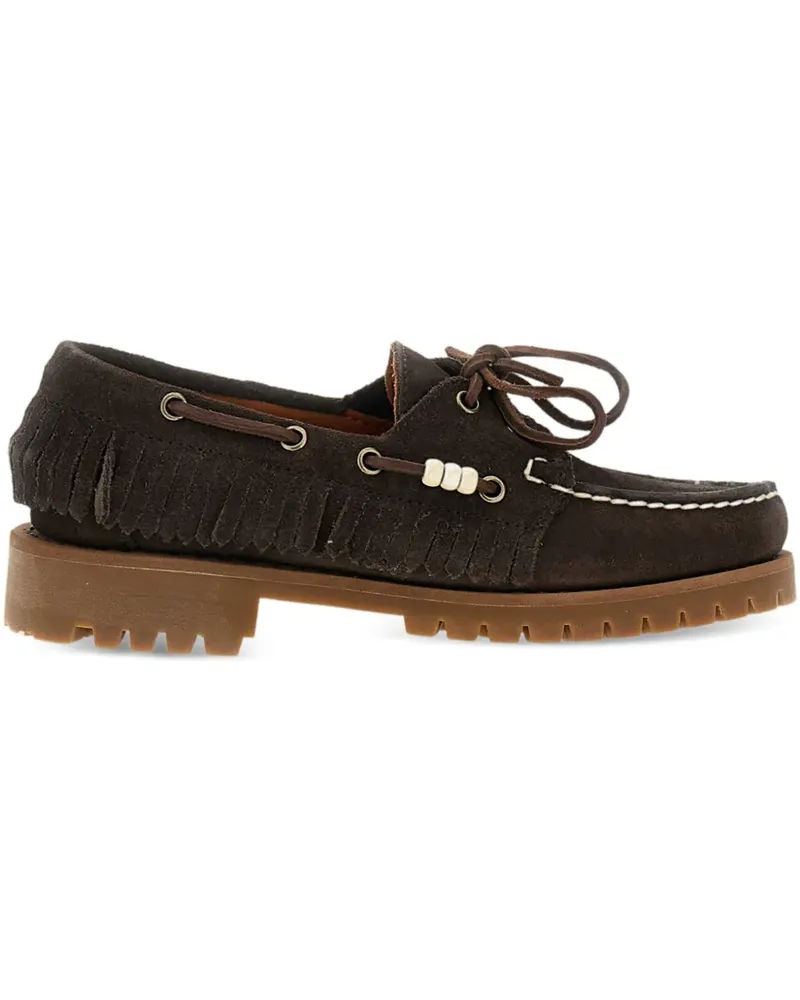 Sebago Segelschuhe mit Fransen - Braun Braun