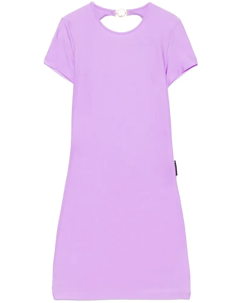 Marine Serre Rückenfreies Minikleid - Rosa Rosa