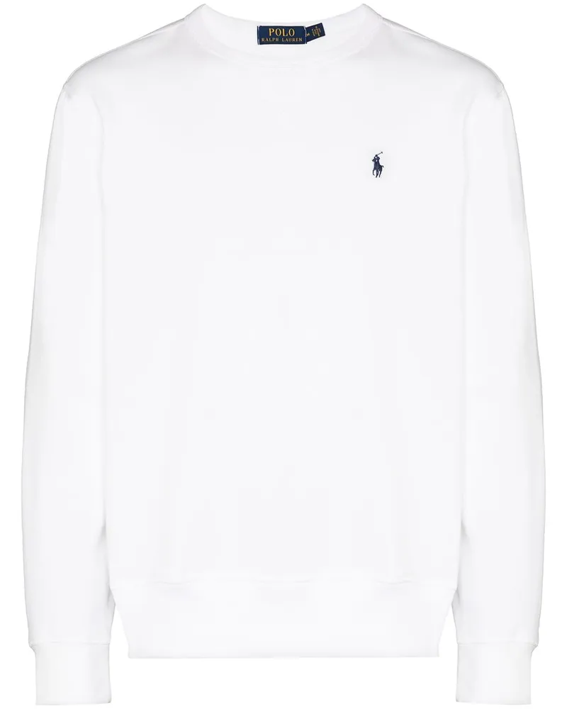 Ralph Lauren Sweatshirt mit Logo-Stickerei - Weiß Weiß
