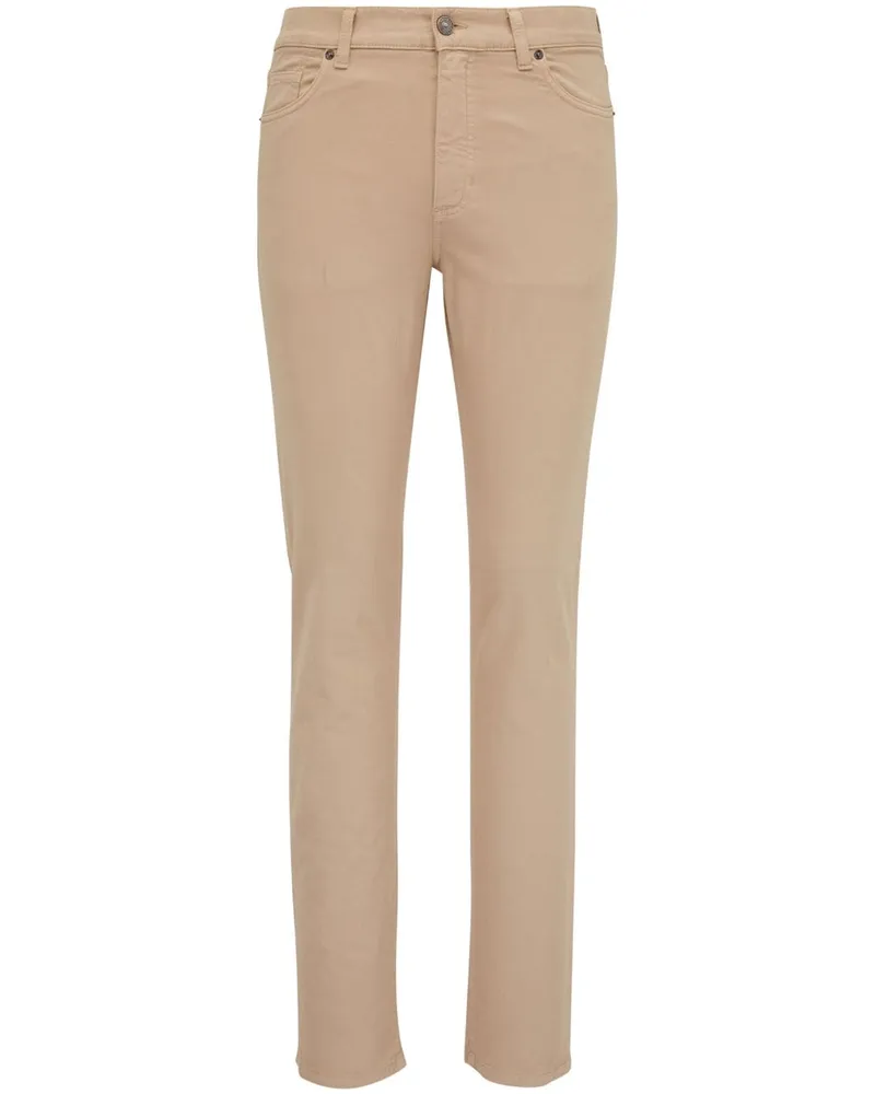 Ermenegildo Zegna Hose mit schmalem Schnitt - Nude Nude