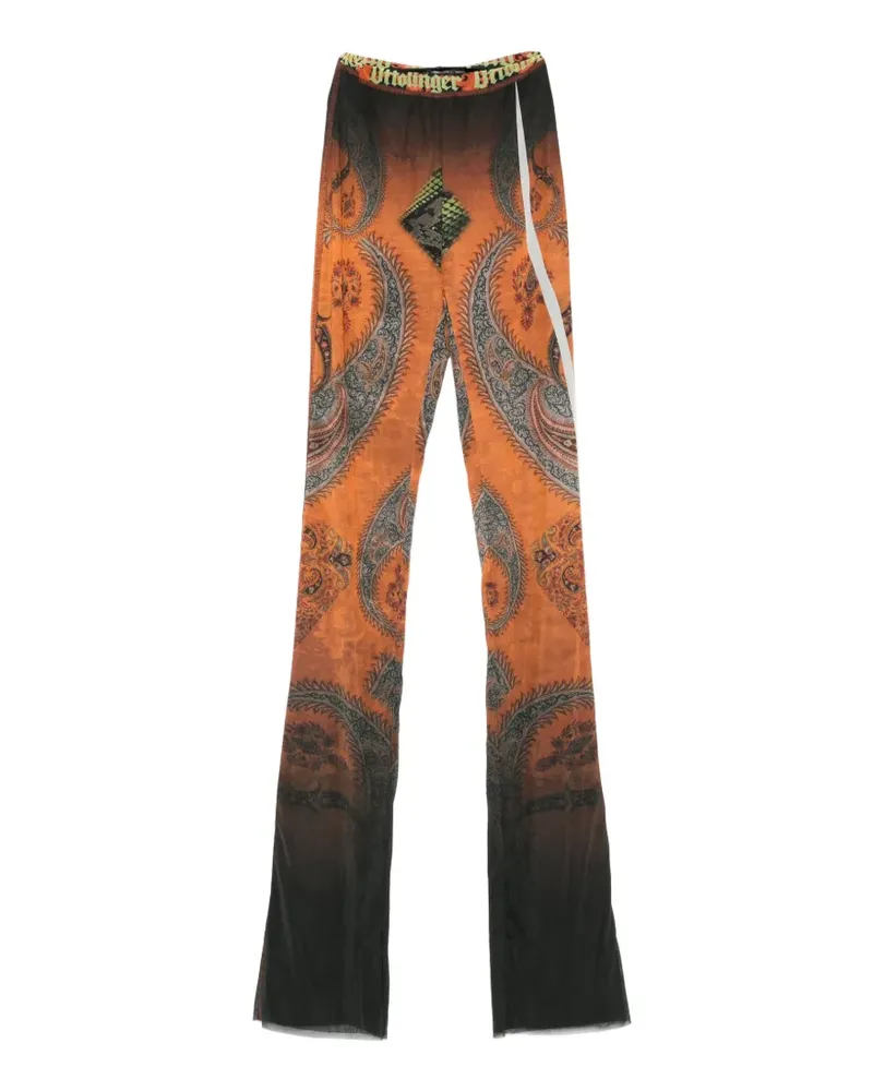 OTTOLINGER paisley-print trousers - Orange Orange