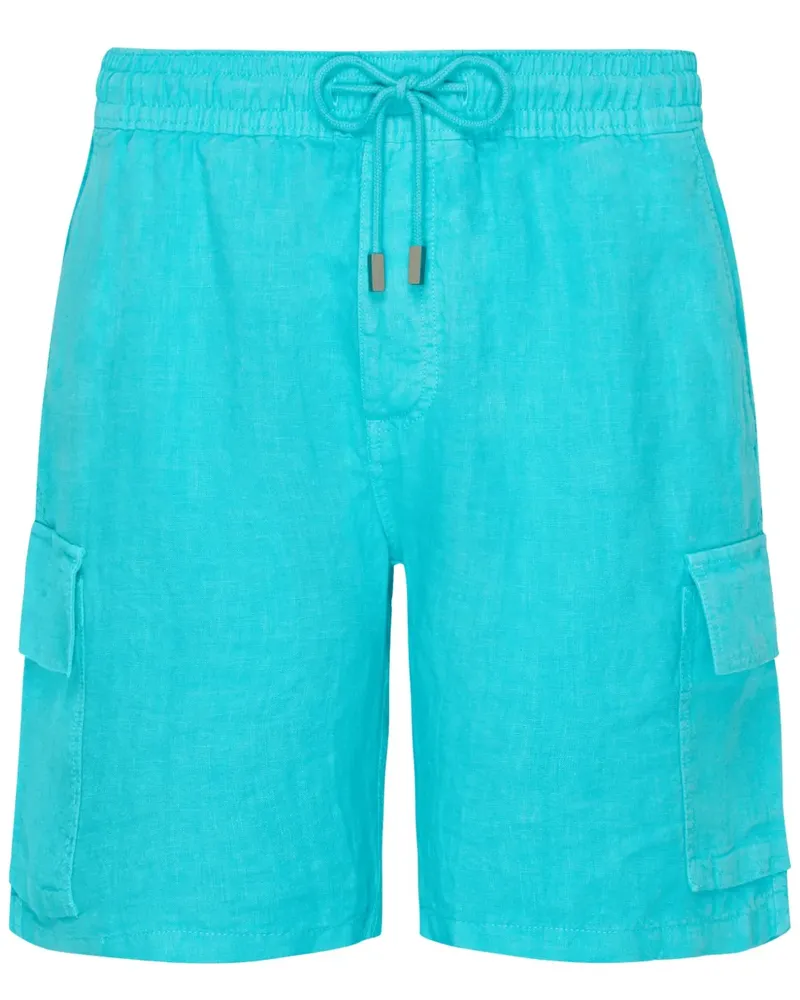 Vilebrequin Bermudas aus Leinen - Grün Grün