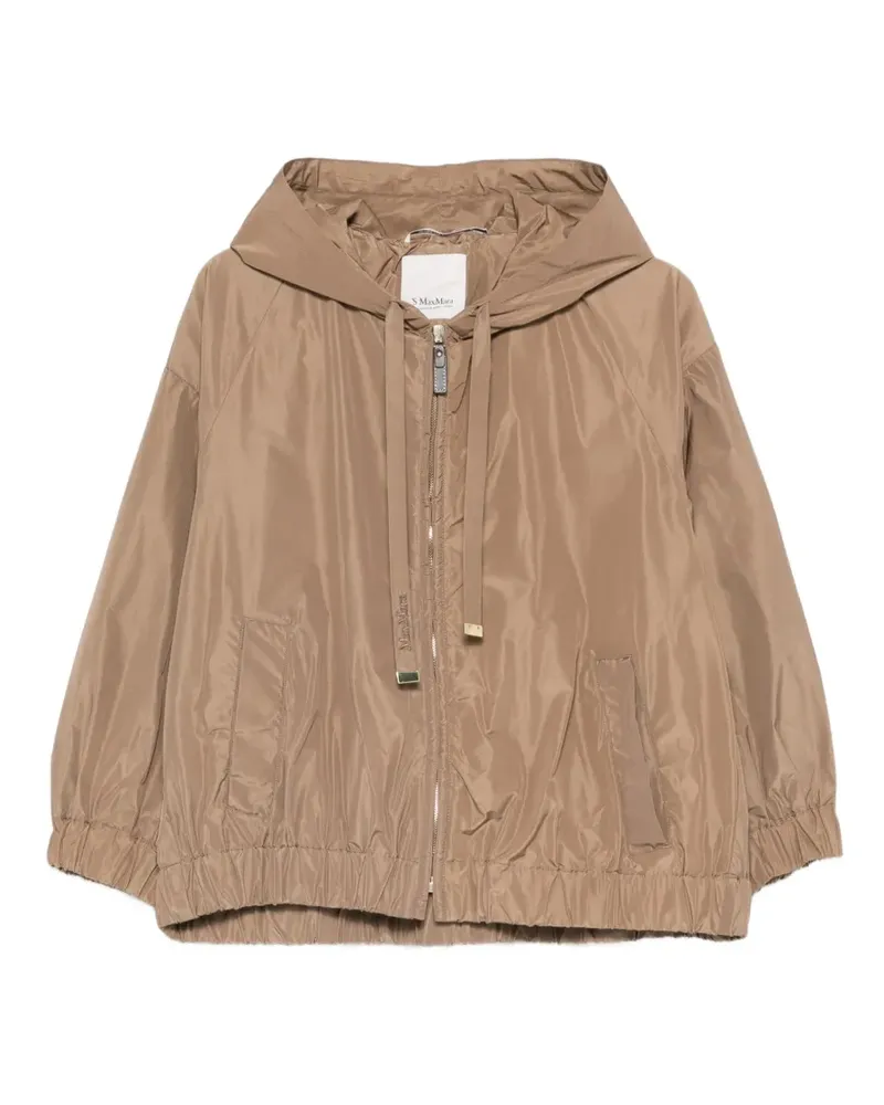 Max Mara hooded zip jacket - Nude Nude