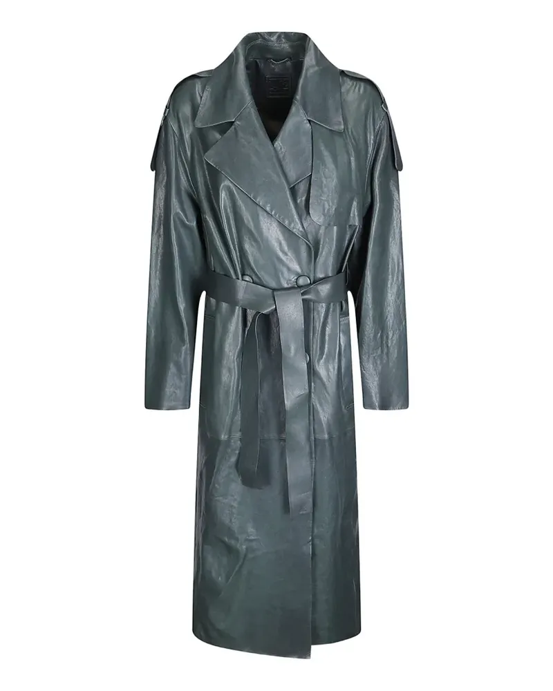 DESA Trenchcoat mit Gürtel - Grün Grün