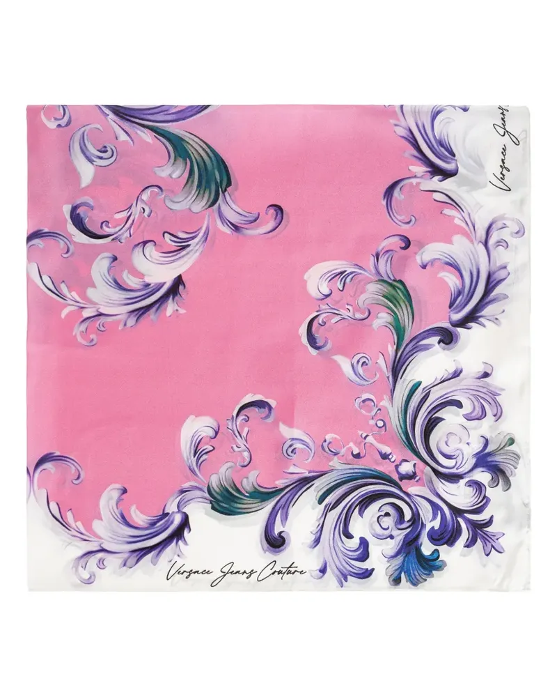 Versace Jeans floral scarf - Rosa Rosa