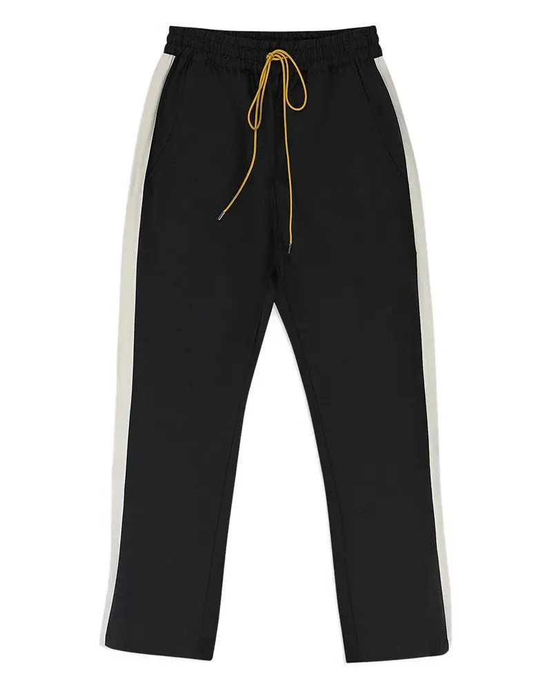 RHUDE Jogginghose mit Streifen - Schwarz Schwarz