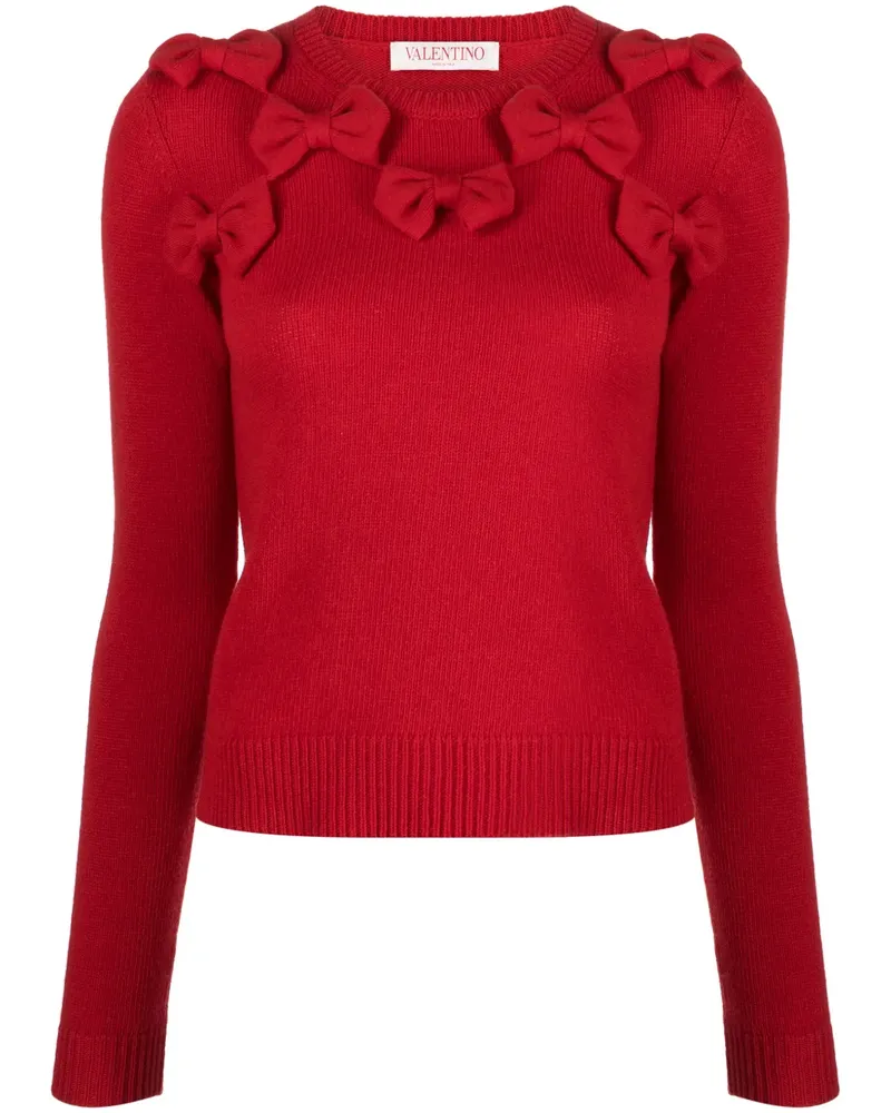 Valentino Garavani Pullover mit Schleife - Rot Rot