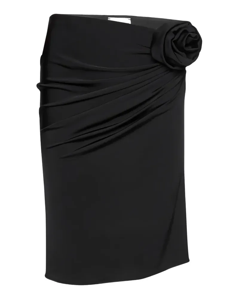 Magda Butrym gathered skirt - Schwarz Schwarz