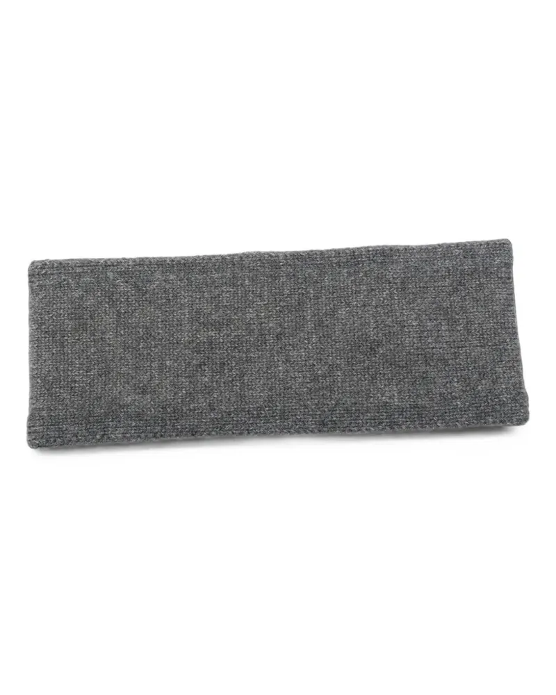 Totême Fein gestricktes Stirnband - Grau Grau