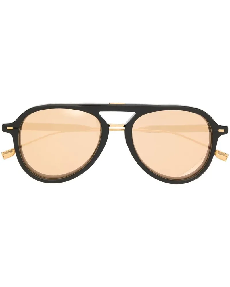 HUGO BOSS Klassische Pilotenbrille - Schwarz Schwarz