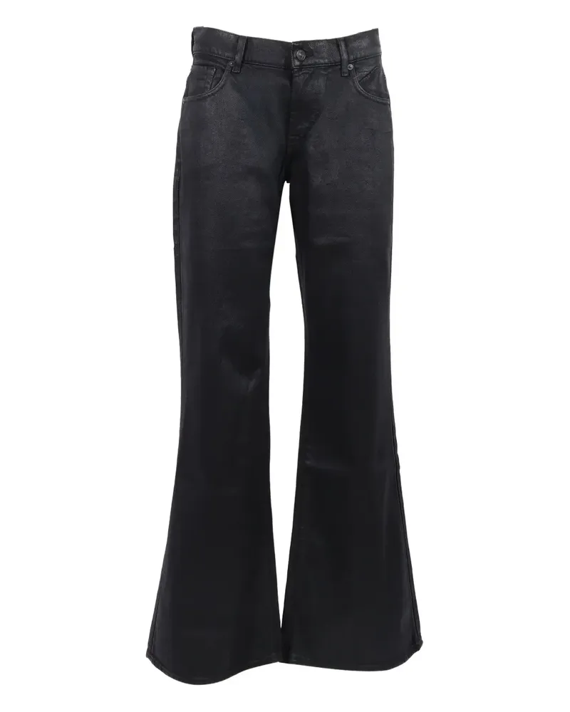 7 for all mankind Schlagjeans im Five-Pocket-Design - Schwarz Schwarz