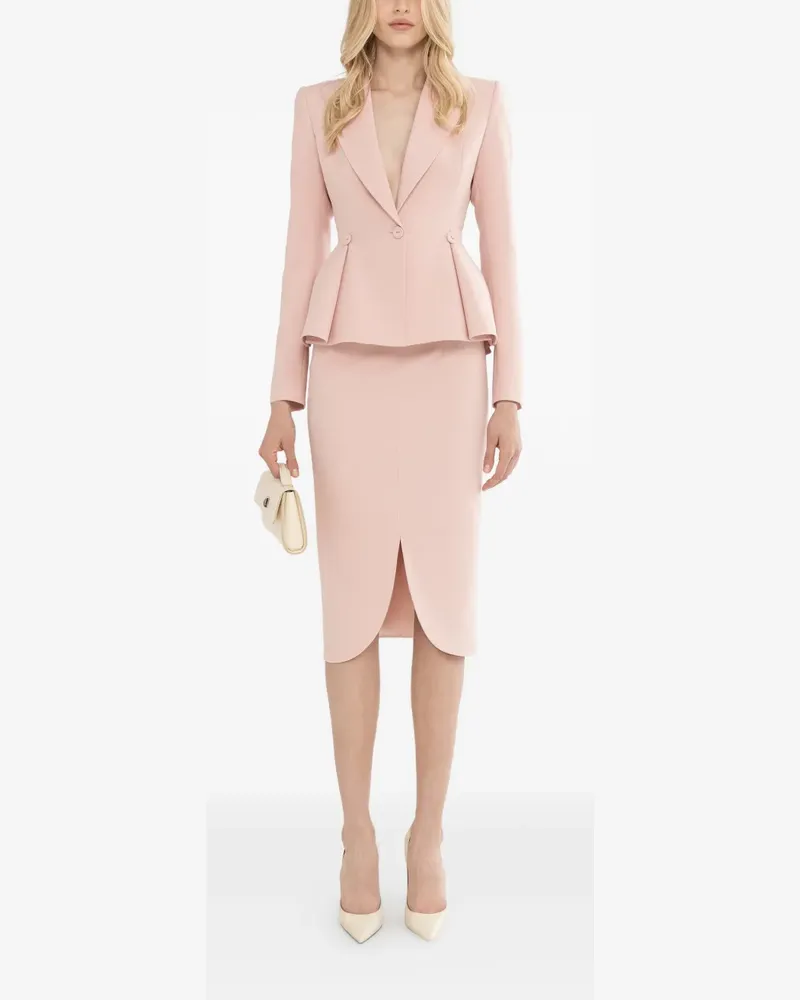 NISSA high-waisted pencil midi skirt - Rosa Rosa