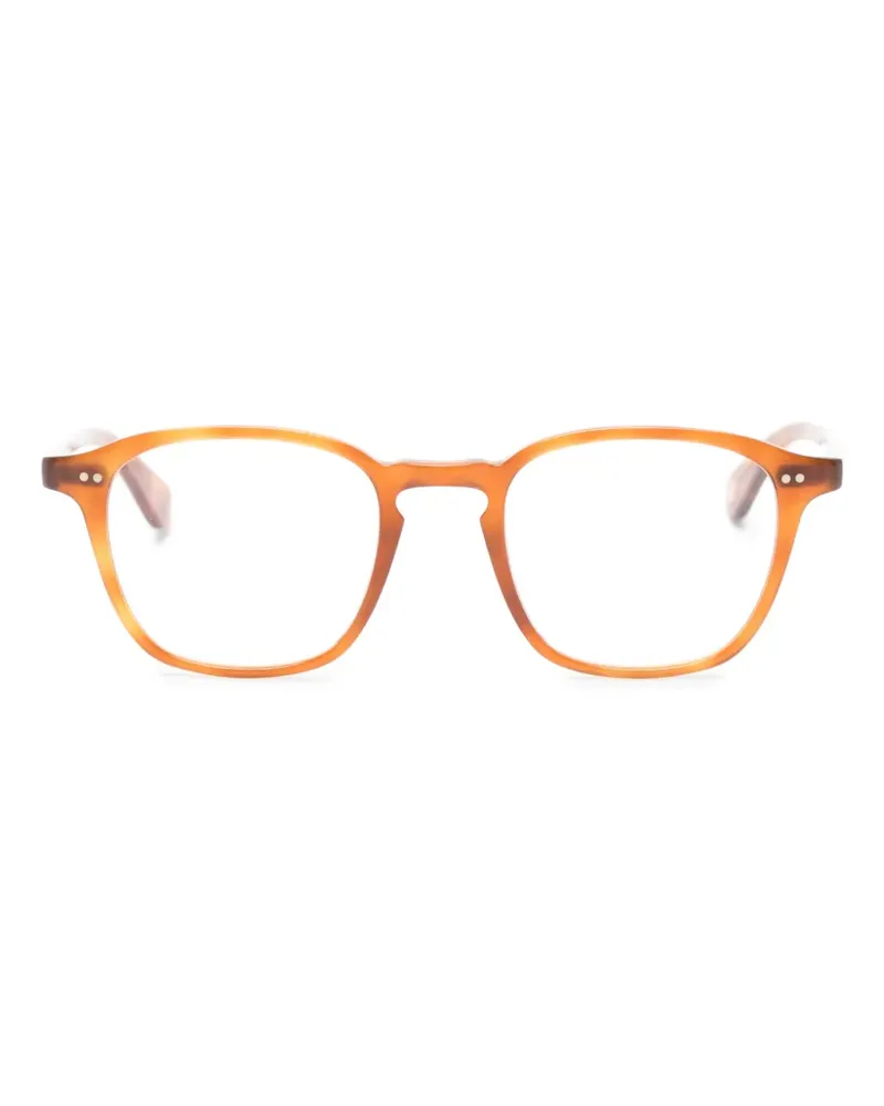 Garrett Leight Markus Brille mit eckigem Gestell - Orange Orange